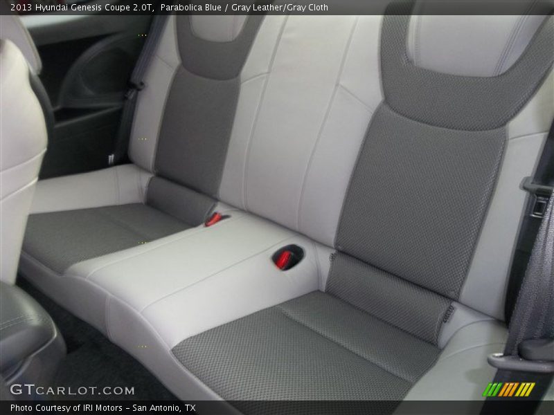 Parabolica Blue / Gray Leather/Gray Cloth 2013 Hyundai Genesis Coupe 2.0T