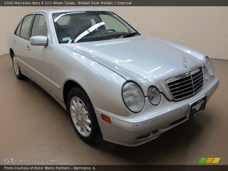 Brilliant Silver Metallic / Charcoal 2000 Mercedes-Benz E 320 4Matic Sedan
