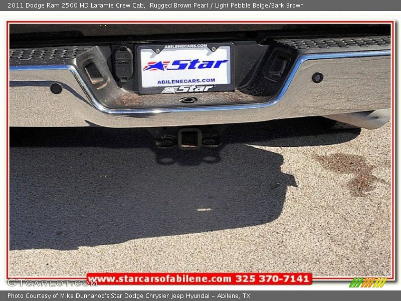 Rugged Brown Pearl / Light Pebble Beige/Bark Brown 2011 Dodge Ram 2500 HD Laramie Crew Cab