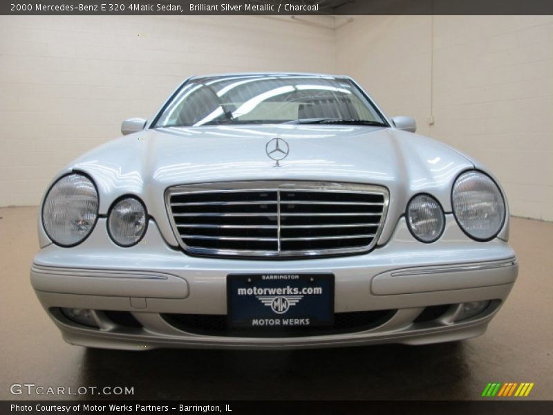 Brilliant Silver Metallic / Charcoal 2000 Mercedes-Benz E 320 4Matic Sedan