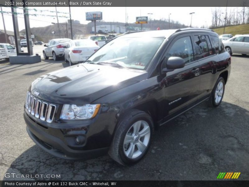 Black / Dark Slate Gray 2012 Jeep Compass Latitude 4x4