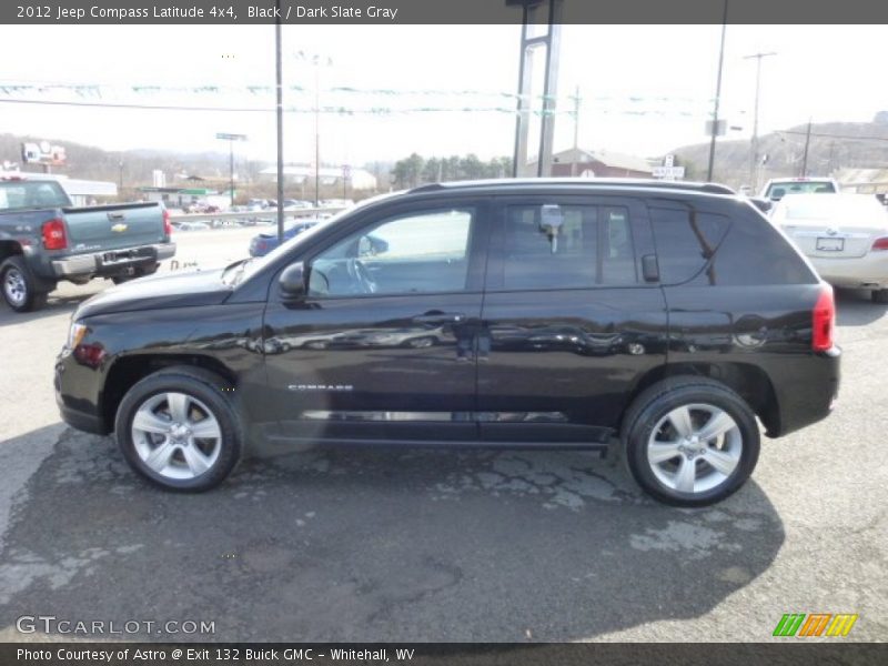 Black / Dark Slate Gray 2012 Jeep Compass Latitude 4x4