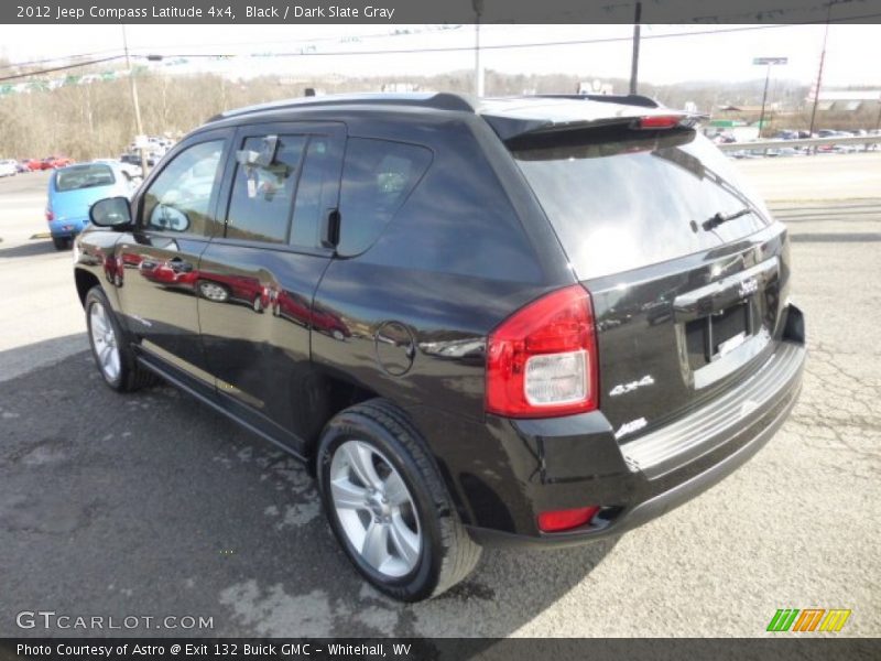 Black / Dark Slate Gray 2012 Jeep Compass Latitude 4x4