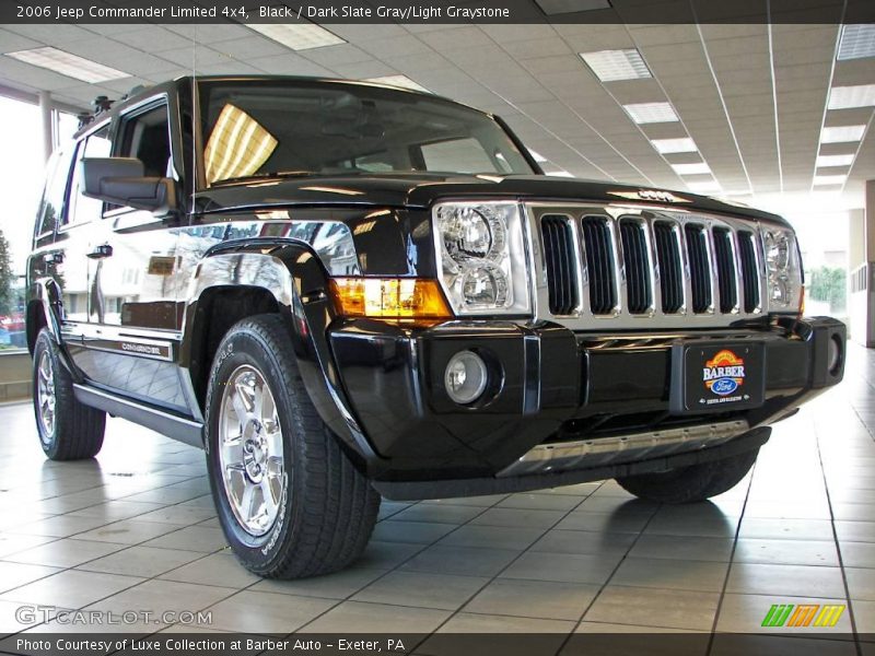 Black / Dark Slate Gray/Light Graystone 2006 Jeep Commander Limited 4x4