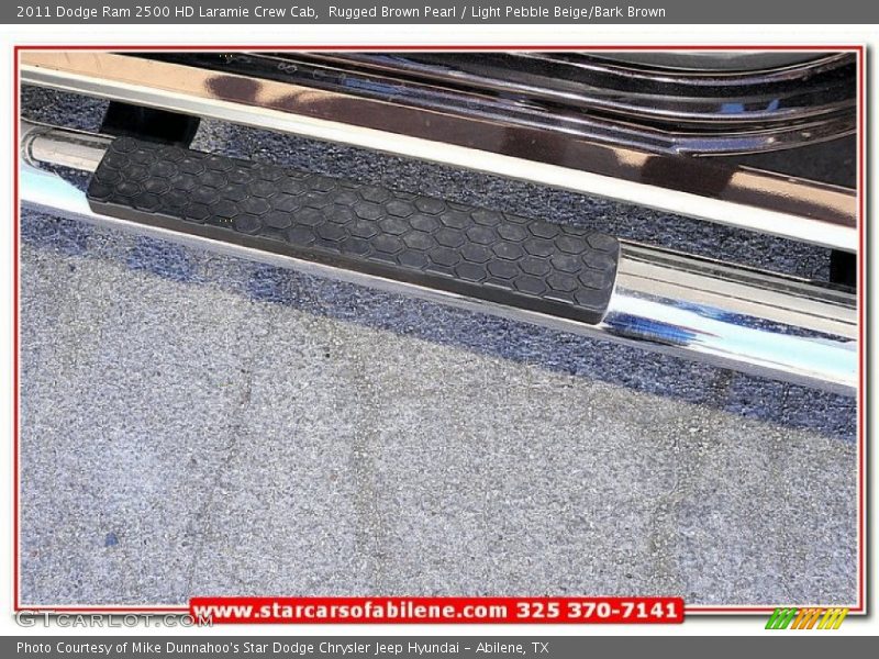 Rugged Brown Pearl / Light Pebble Beige/Bark Brown 2011 Dodge Ram 2500 HD Laramie Crew Cab