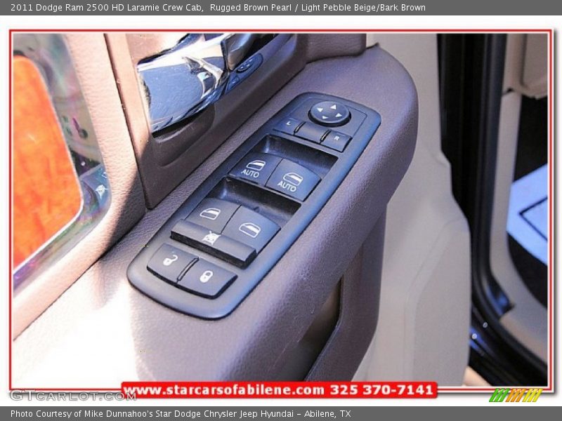 Rugged Brown Pearl / Light Pebble Beige/Bark Brown 2011 Dodge Ram 2500 HD Laramie Crew Cab