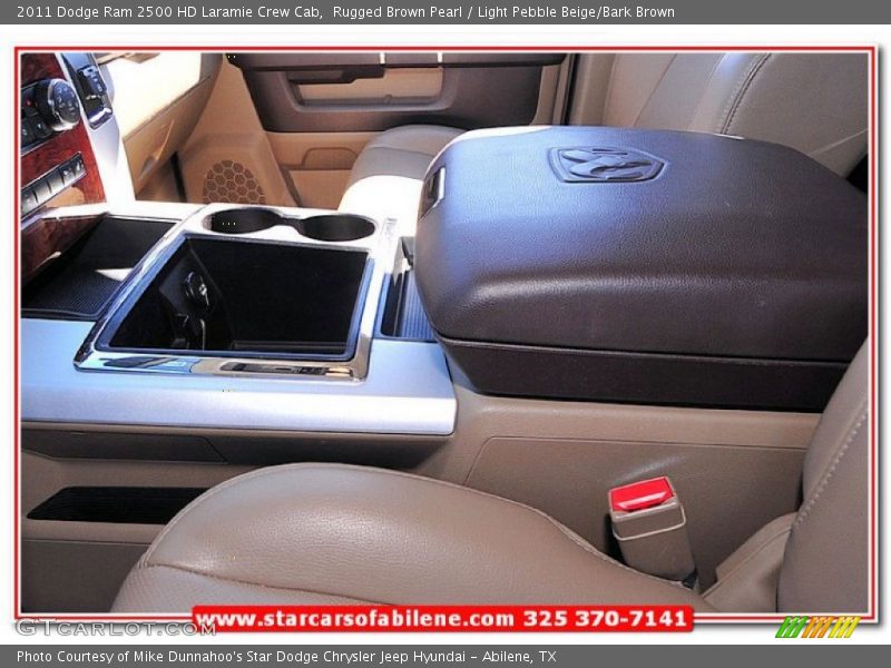 Rugged Brown Pearl / Light Pebble Beige/Bark Brown 2011 Dodge Ram 2500 HD Laramie Crew Cab