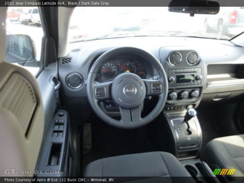 Black / Dark Slate Gray 2012 Jeep Compass Latitude 4x4