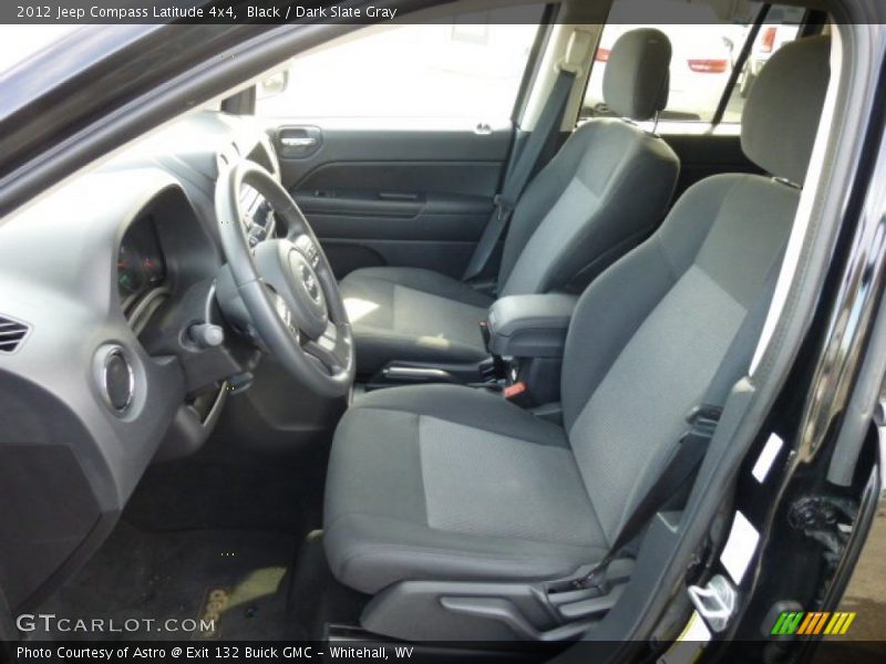 Black / Dark Slate Gray 2012 Jeep Compass Latitude 4x4