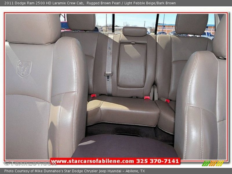 Rugged Brown Pearl / Light Pebble Beige/Bark Brown 2011 Dodge Ram 2500 HD Laramie Crew Cab