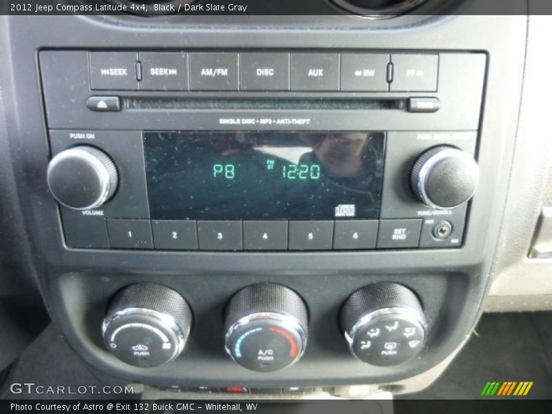 Black / Dark Slate Gray 2012 Jeep Compass Latitude 4x4