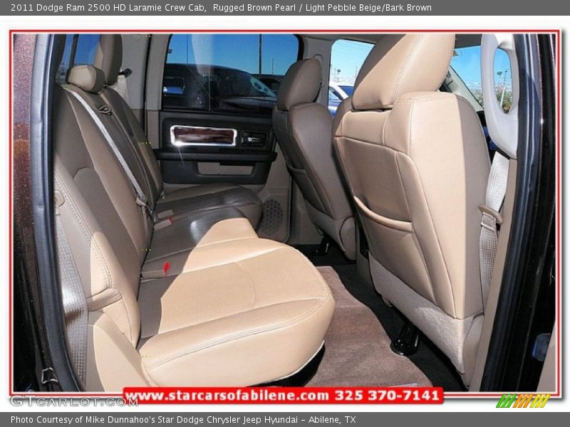 Rugged Brown Pearl / Light Pebble Beige/Bark Brown 2011 Dodge Ram 2500 HD Laramie Crew Cab