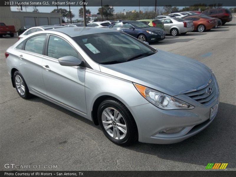 Radiant Silver / Gray 2013 Hyundai Sonata GLS