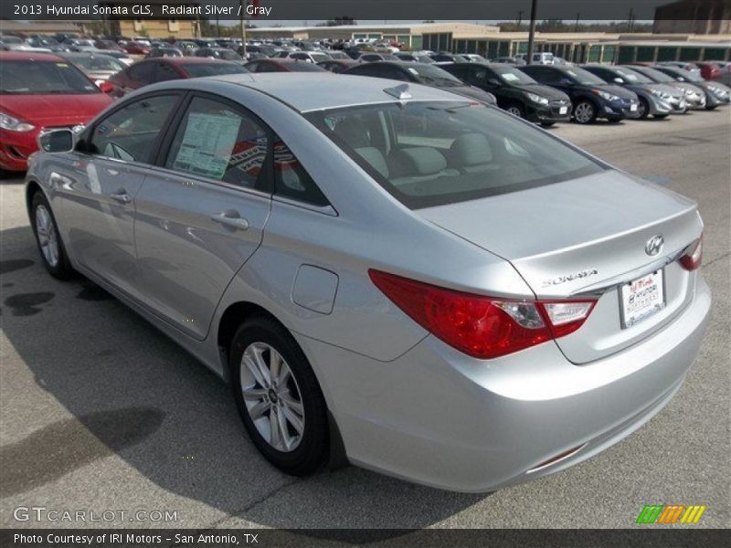 Radiant Silver / Gray 2013 Hyundai Sonata GLS