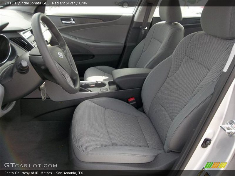 Radiant Silver / Gray 2013 Hyundai Sonata GLS