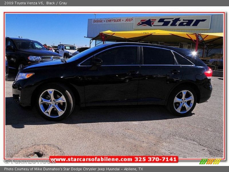 Black / Gray 2009 Toyota Venza V6