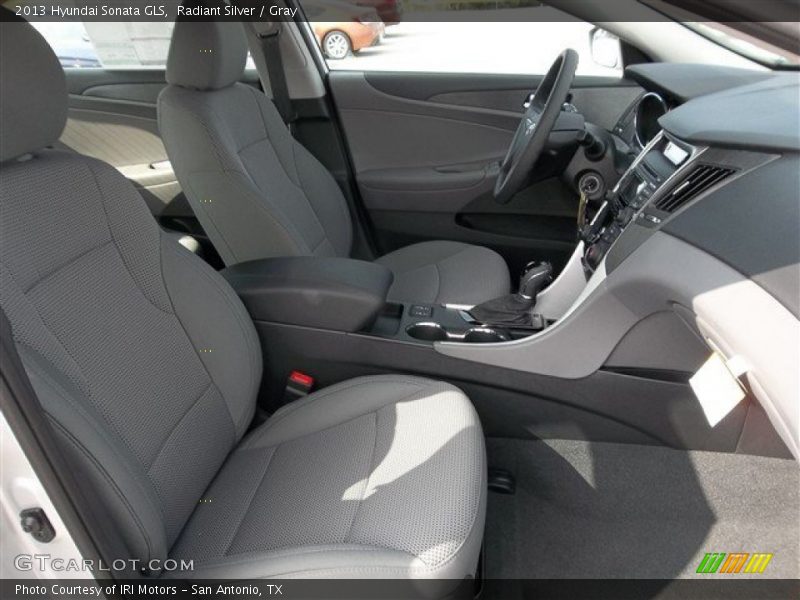 Radiant Silver / Gray 2013 Hyundai Sonata GLS