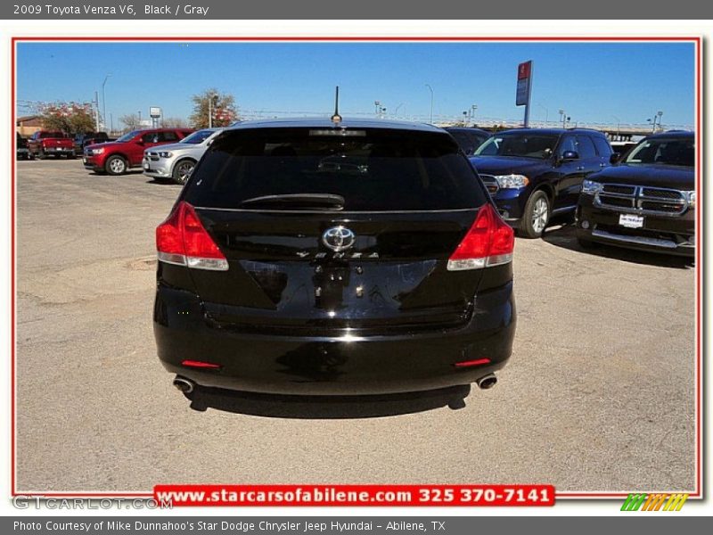 Black / Gray 2009 Toyota Venza V6