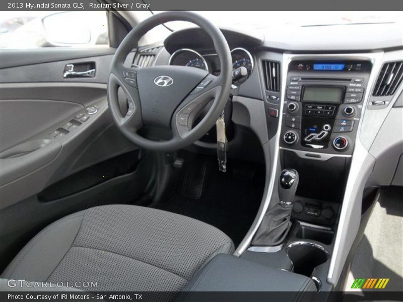 Radiant Silver / Gray 2013 Hyundai Sonata GLS