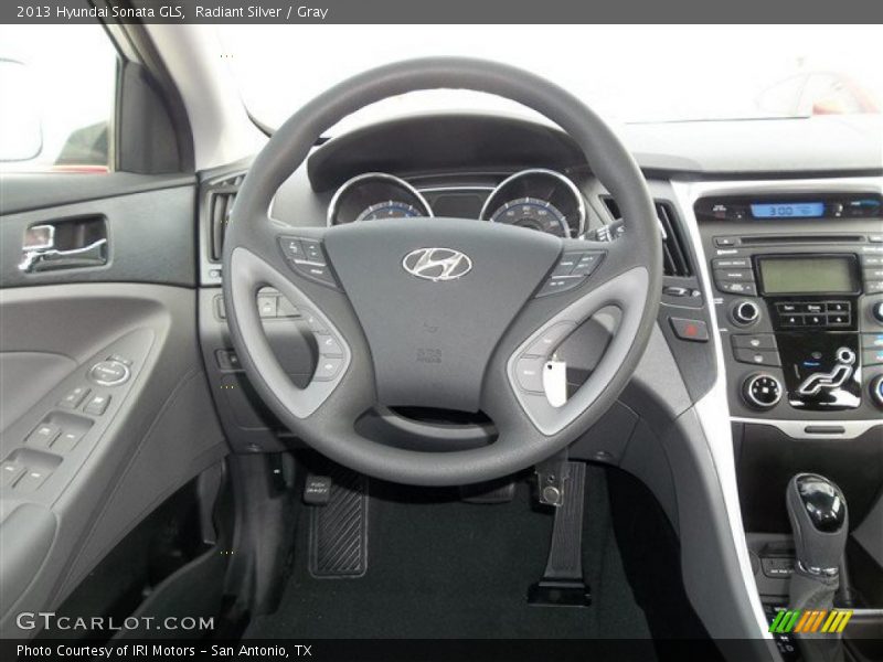 Radiant Silver / Gray 2013 Hyundai Sonata GLS