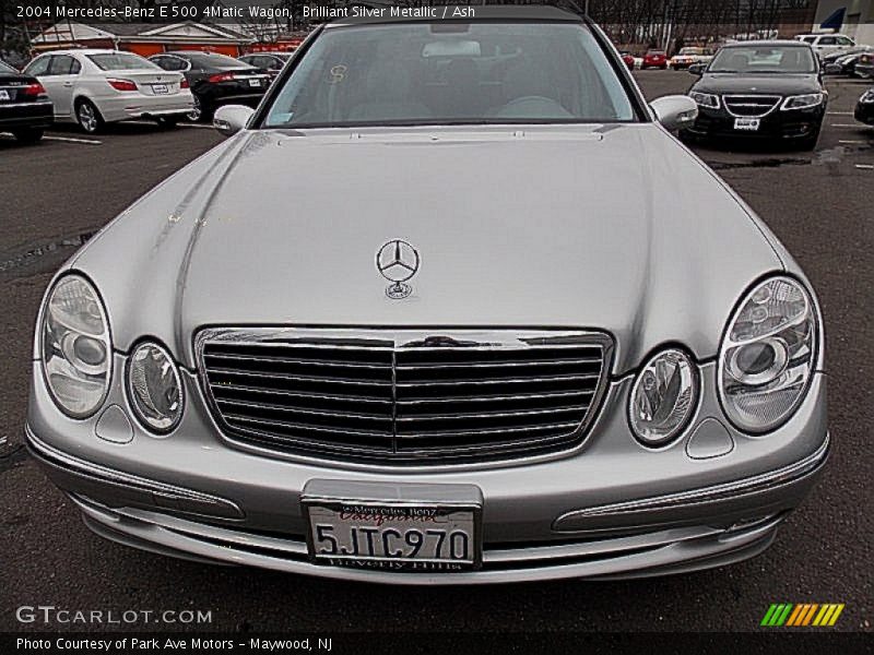 Brilliant Silver Metallic / Ash 2004 Mercedes-Benz E 500 4Matic Wagon