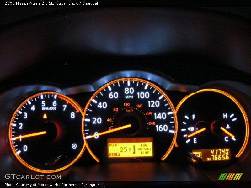  2008 Altima 2.5 SL 2.5 SL Gauges