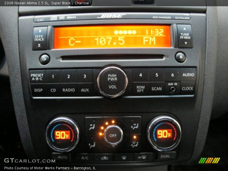 Controls of 2008 Altima 2.5 SL