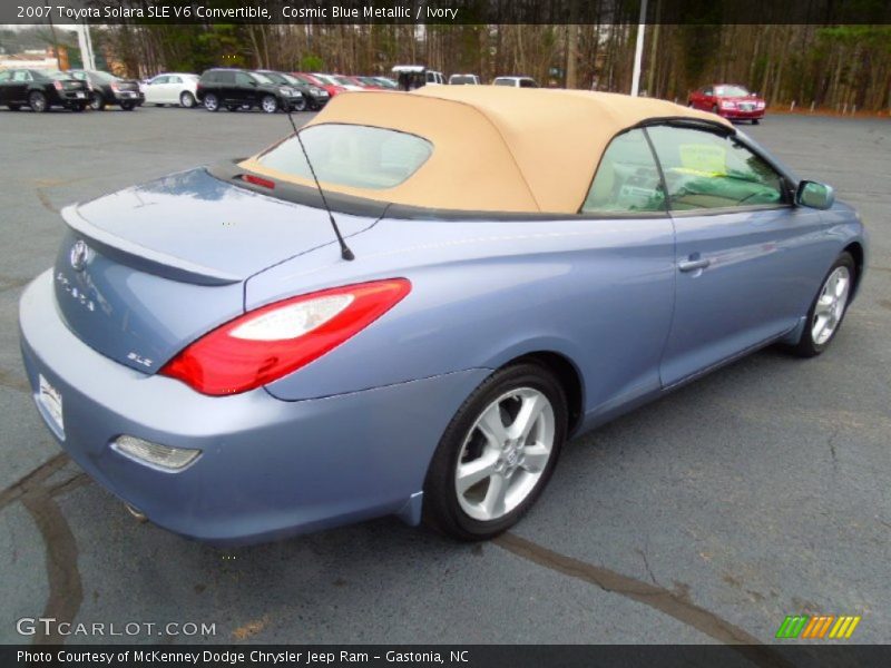  2007 Solara SLE V6 Convertible Cosmic Blue Metallic