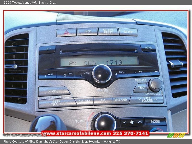 Black / Gray 2009 Toyota Venza V6