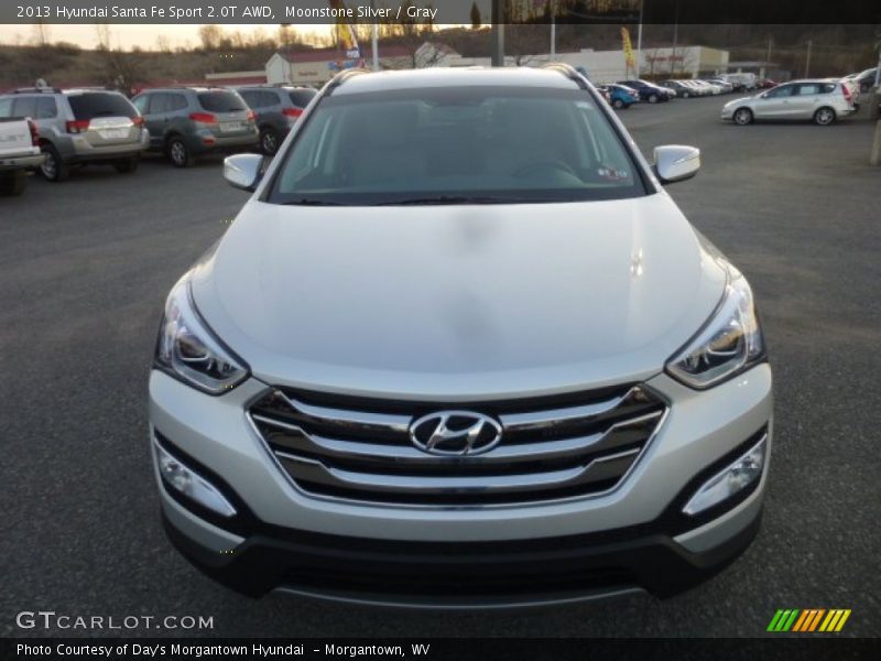 Moonstone Silver / Gray 2013 Hyundai Santa Fe Sport 2.0T AWD