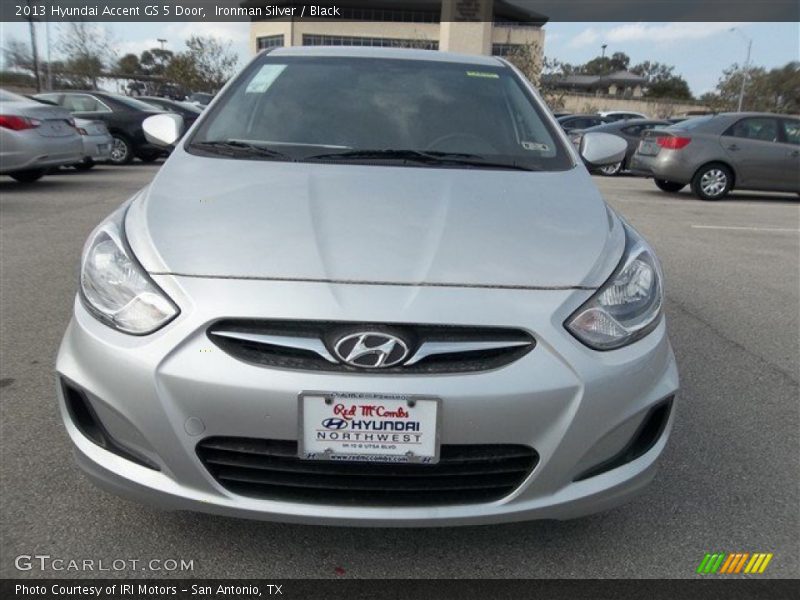 Ironman Silver / Black 2013 Hyundai Accent GS 5 Door