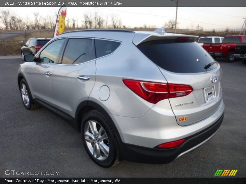 Moonstone Silver / Gray 2013 Hyundai Santa Fe Sport 2.0T AWD