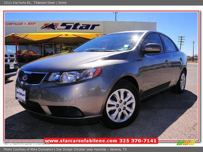 Titanium Silver / Stone 2011 Kia Forte EX