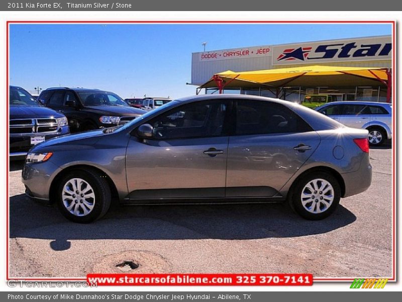 Titanium Silver / Stone 2011 Kia Forte EX