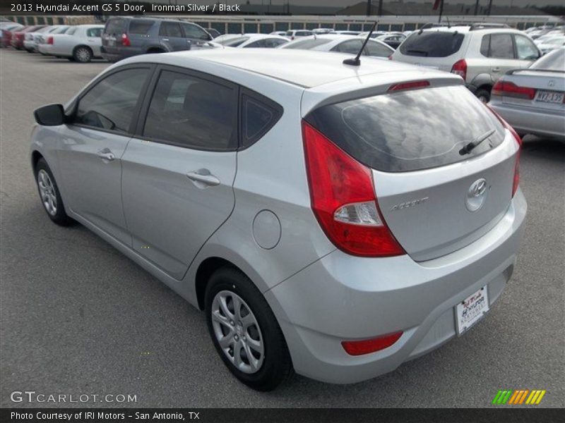 Ironman Silver / Black 2013 Hyundai Accent GS 5 Door