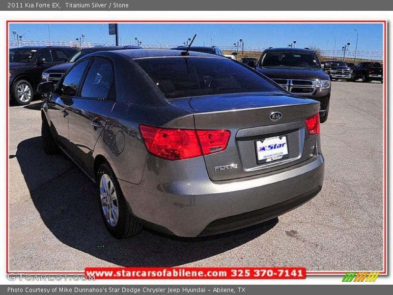 Titanium Silver / Stone 2011 Kia Forte EX