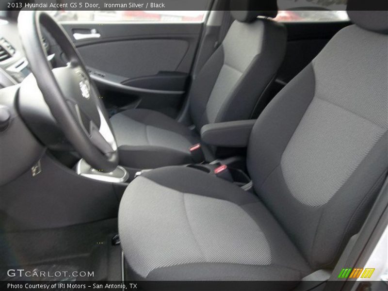 Ironman Silver / Black 2013 Hyundai Accent GS 5 Door