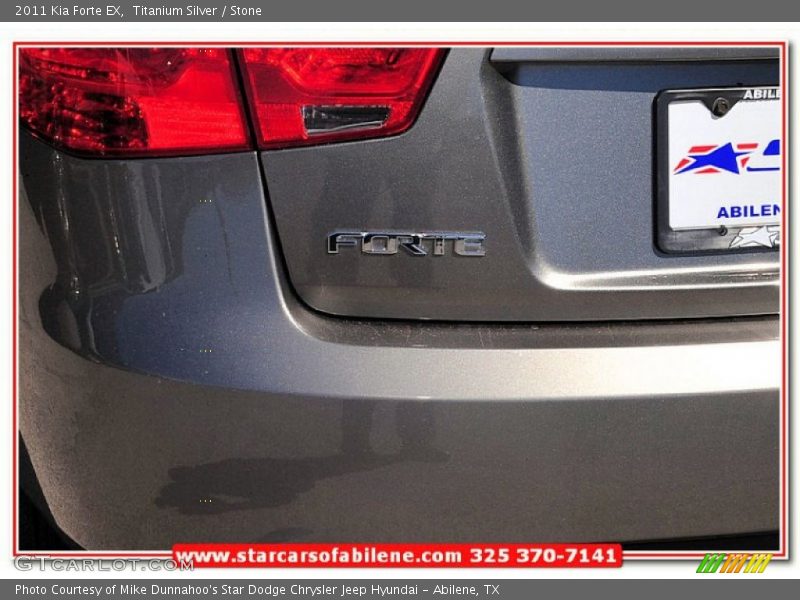Titanium Silver / Stone 2011 Kia Forte EX