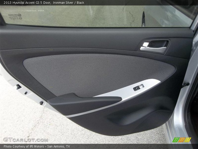 Ironman Silver / Black 2013 Hyundai Accent GS 5 Door