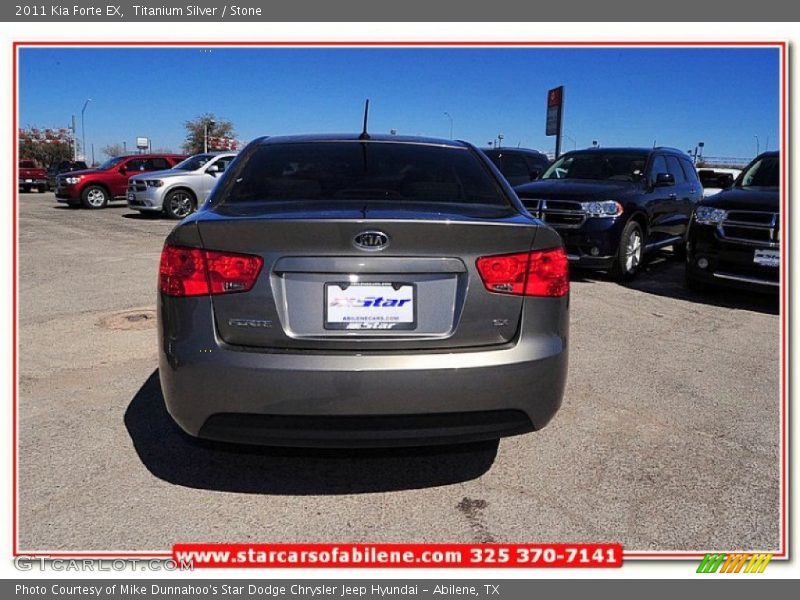 Titanium Silver / Stone 2011 Kia Forte EX