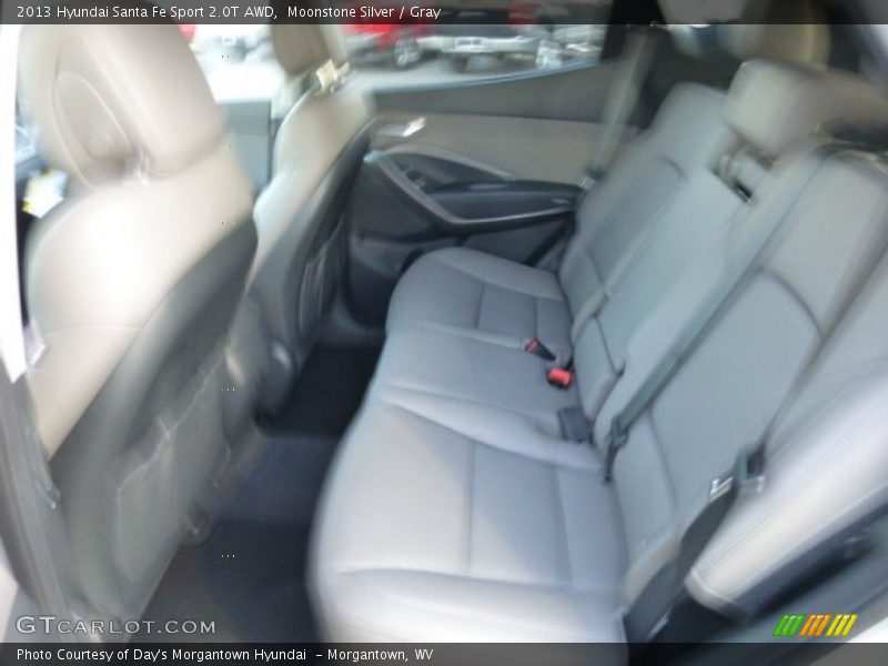 Moonstone Silver / Gray 2013 Hyundai Santa Fe Sport 2.0T AWD