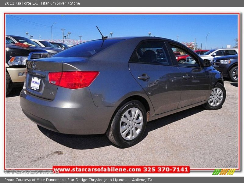 Titanium Silver / Stone 2011 Kia Forte EX
