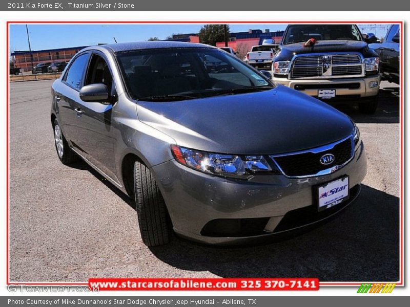 Titanium Silver / Stone 2011 Kia Forte EX