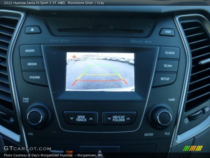Moonstone Silver / Gray 2013 Hyundai Santa Fe Sport 2.0T AWD