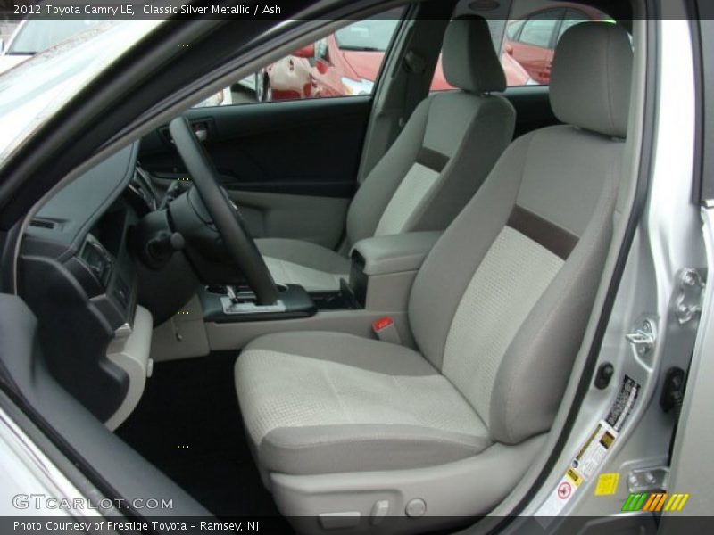 Classic Silver Metallic / Ash 2012 Toyota Camry LE