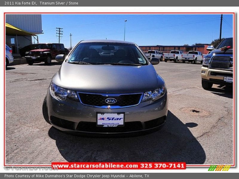 Titanium Silver / Stone 2011 Kia Forte EX