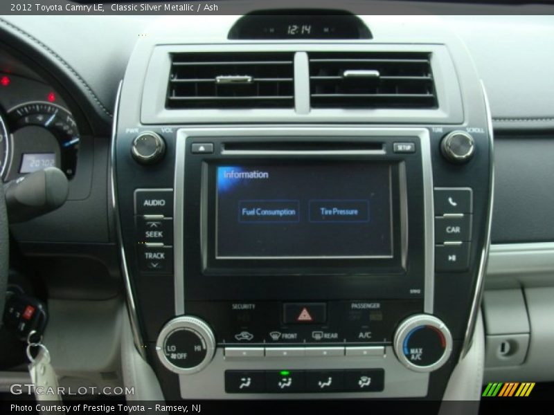 Classic Silver Metallic / Ash 2012 Toyota Camry LE