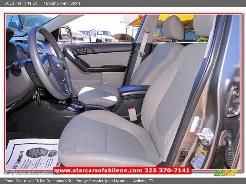 Titanium Silver / Stone 2011 Kia Forte EX