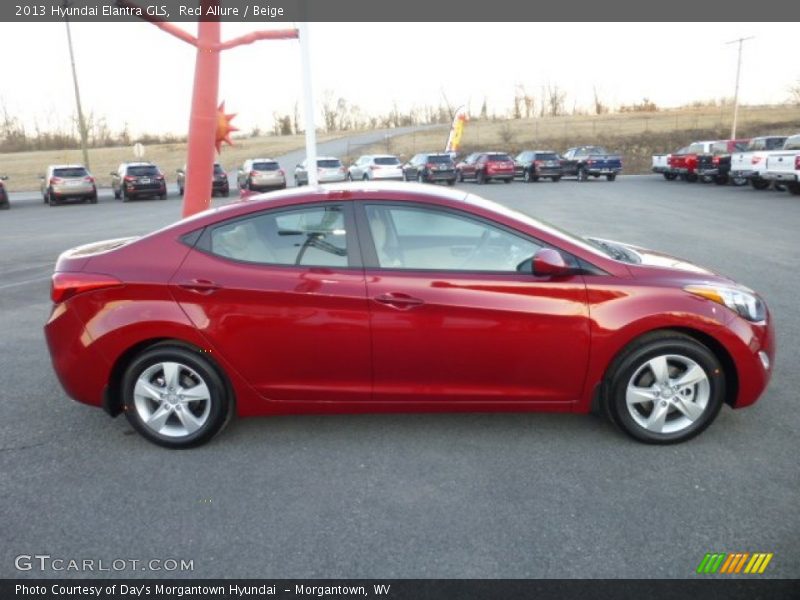Red Allure / Beige 2013 Hyundai Elantra GLS