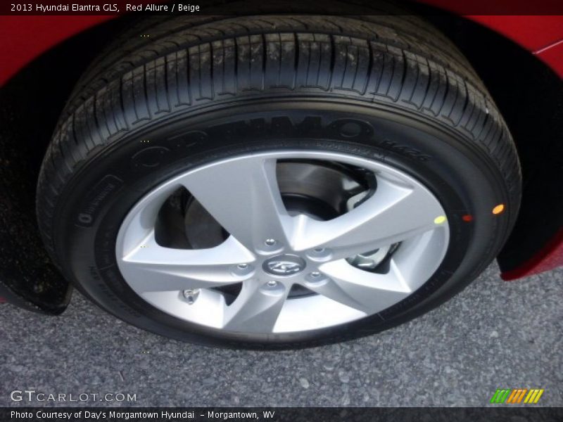 Red Allure / Beige 2013 Hyundai Elantra GLS